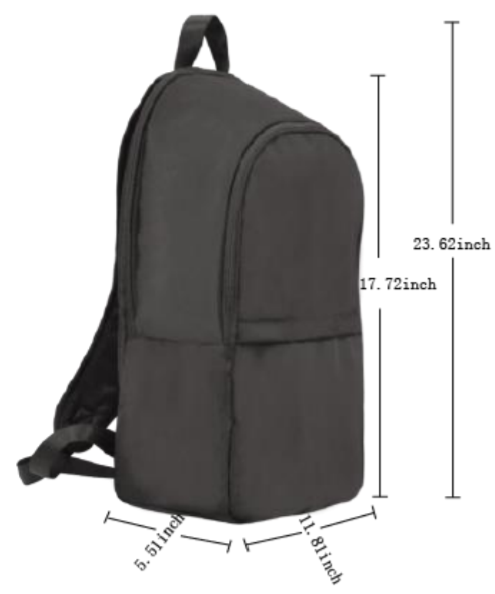Backpack Dimensions